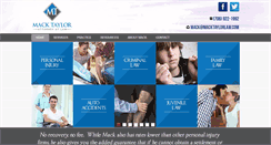 Desktop Screenshot of macktaylorlaw.com