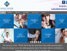 Tablet Screenshot of macktaylorlaw.com